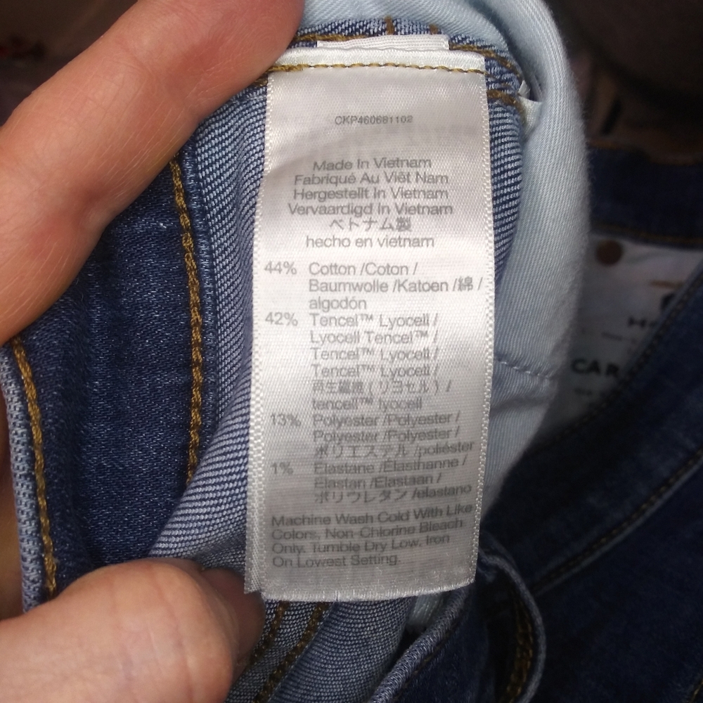 Madewell Mid-Rise Stovepipe Jeans Size 25 Tall - Picture 7 of 11